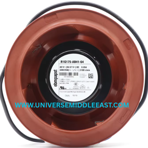 EBM-PAPST R1G175-AB41-64 Centrifugal Fan, 48VDC
