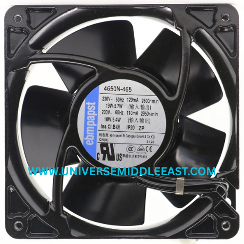 EBM-PAPST 4650N-465 Axial Fan, 230VAC