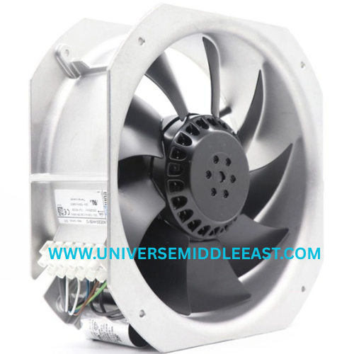 EBM-PAPST W2E200-HH38-12 AC Axial Fan, 230 VAC, 2650 RPM